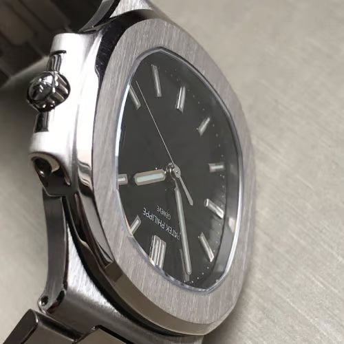 Luxury Stainless Steel Black Dial Watch – Classic Premium Design